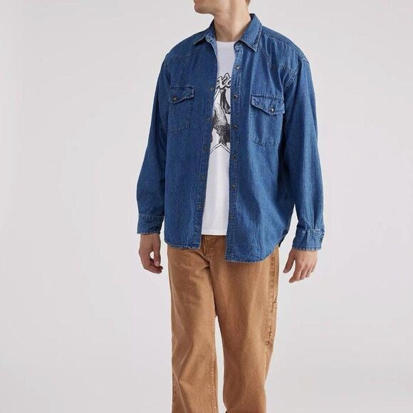 NWT Urban Outfitters Standard Western Men's Shirt S/M Snap-Button - Picture 4 of 8